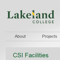 Lakeland Applied Research website snapshot